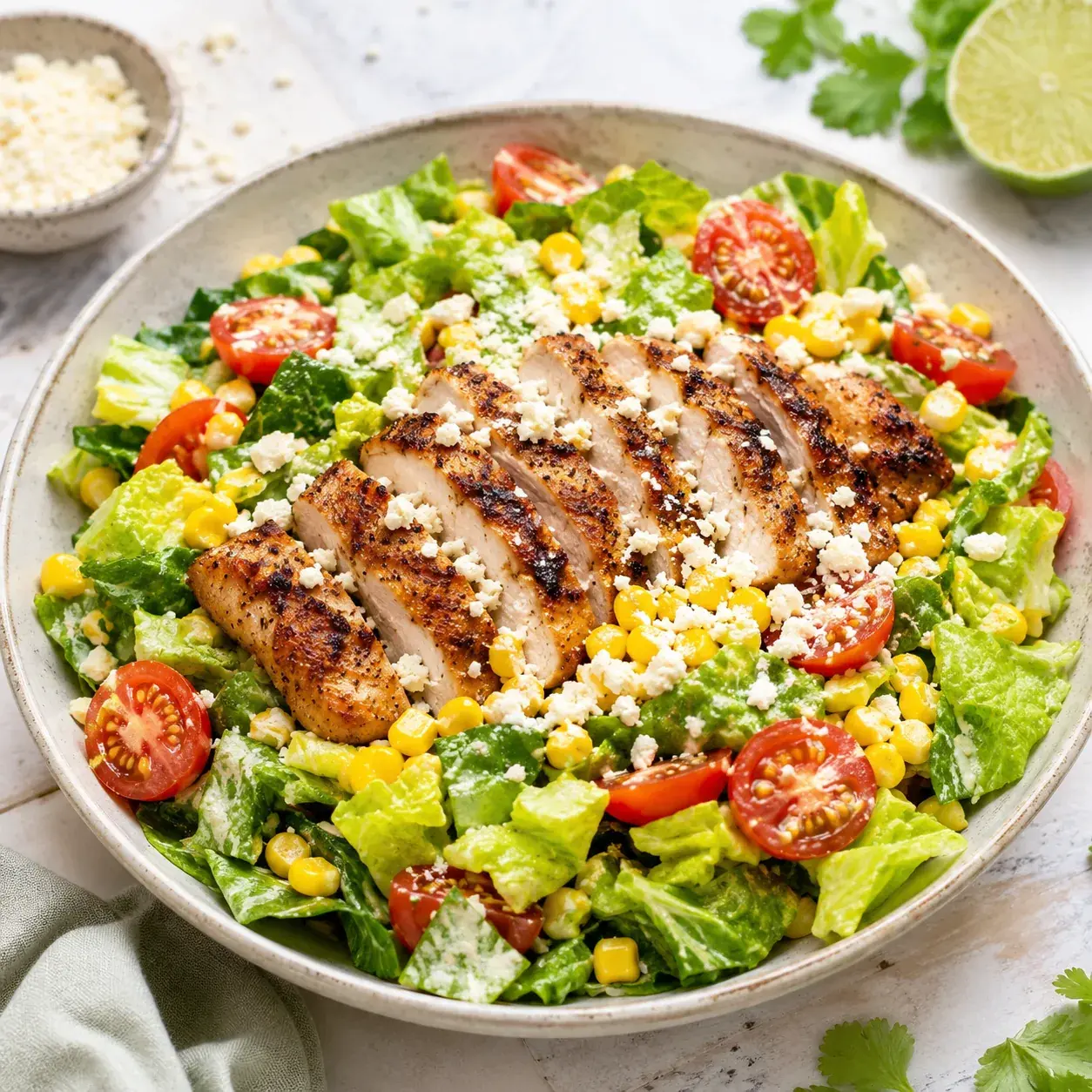 Citrus Chicken Chopped Salad
