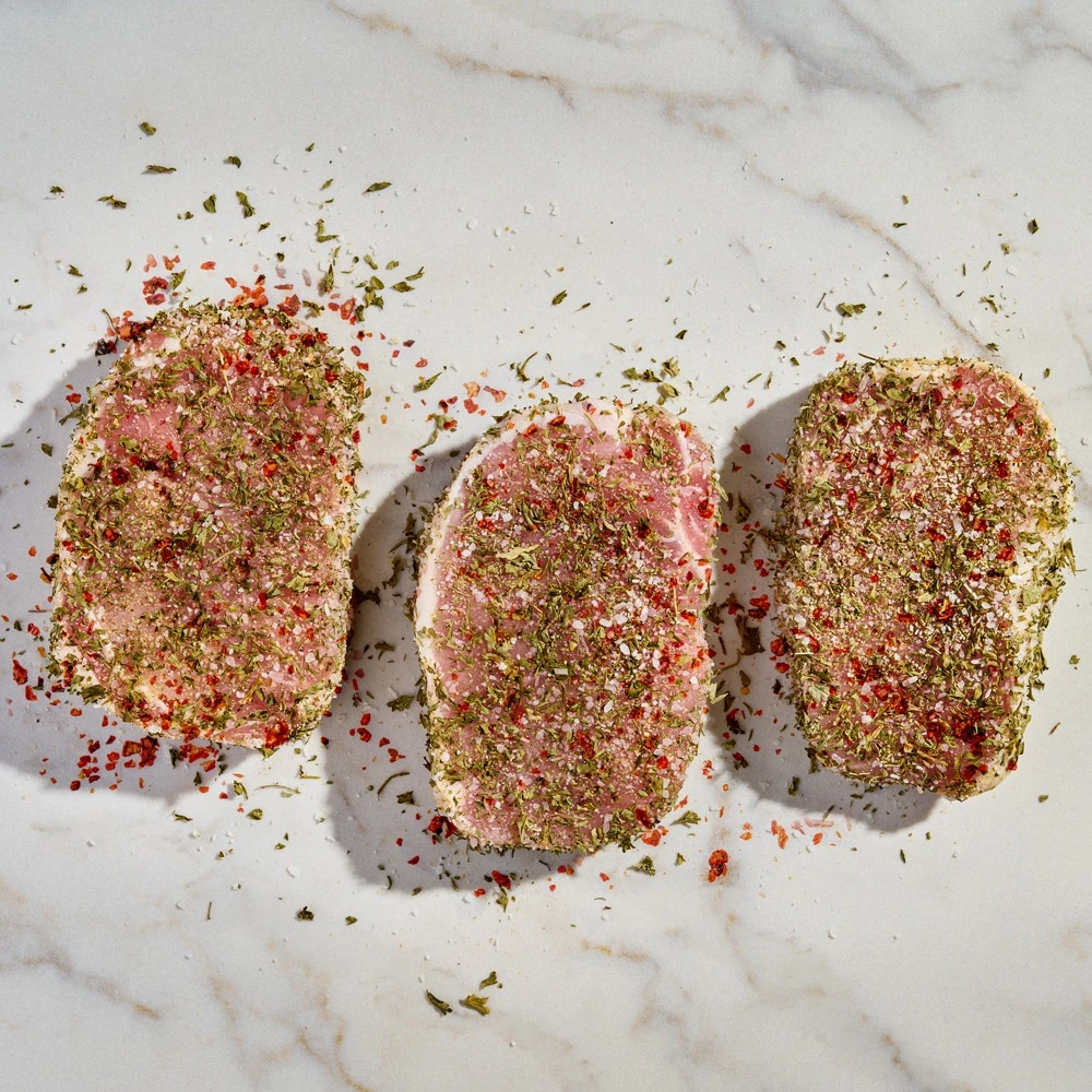 3542 RAW P12 Pork Bnls Rustic Tomato Ny Chops