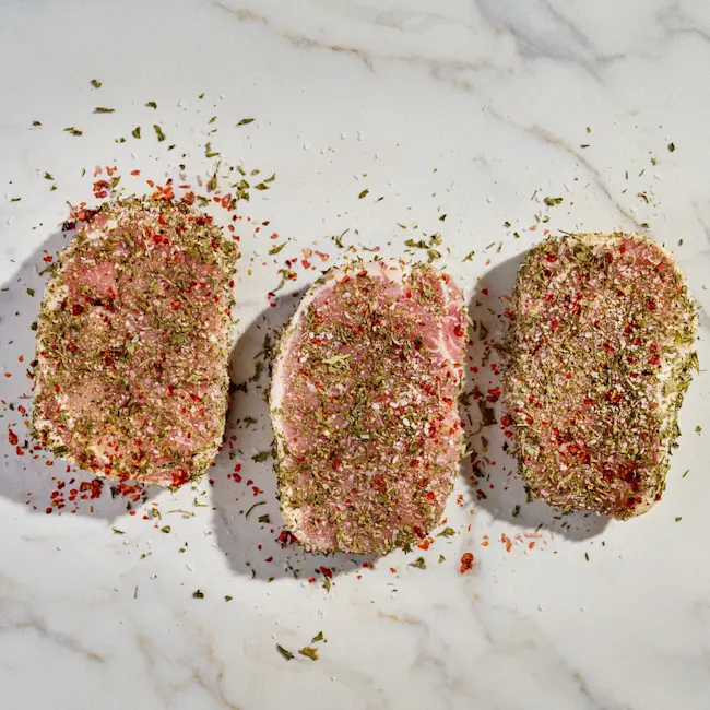 3542 RAW P12 Pork Bnls Rustic Tomato Ny Chops
