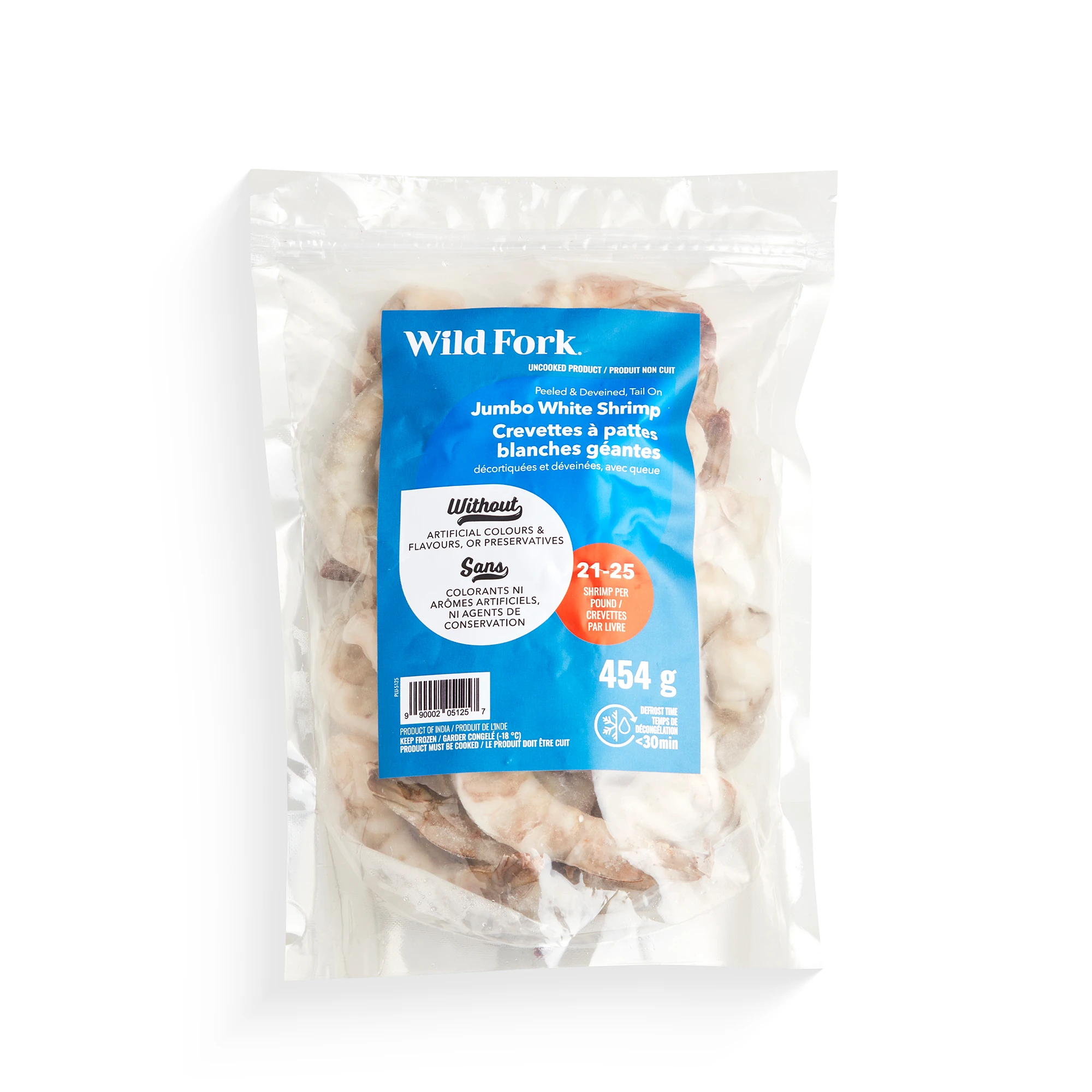 WFC 5125 Seafood Shrimp White 21-25 Jumbo PD