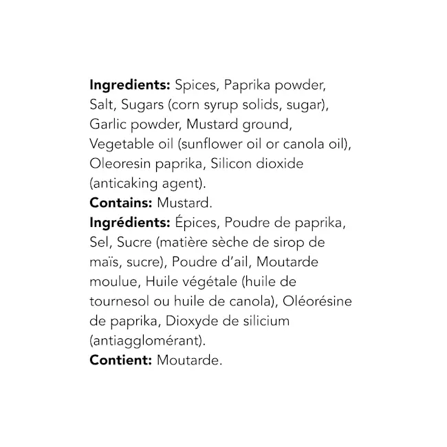 WFC 1016 Compliments Seasoning MiddleEastern Ingredients