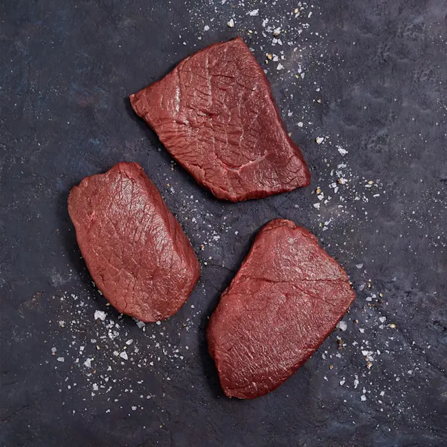 5718 WF RAW ELK MEDALLIONS - FOSSIL FARMS SPECIALTY