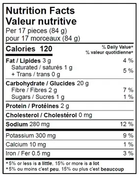 26603 nft Straight Cut Fries - TCF