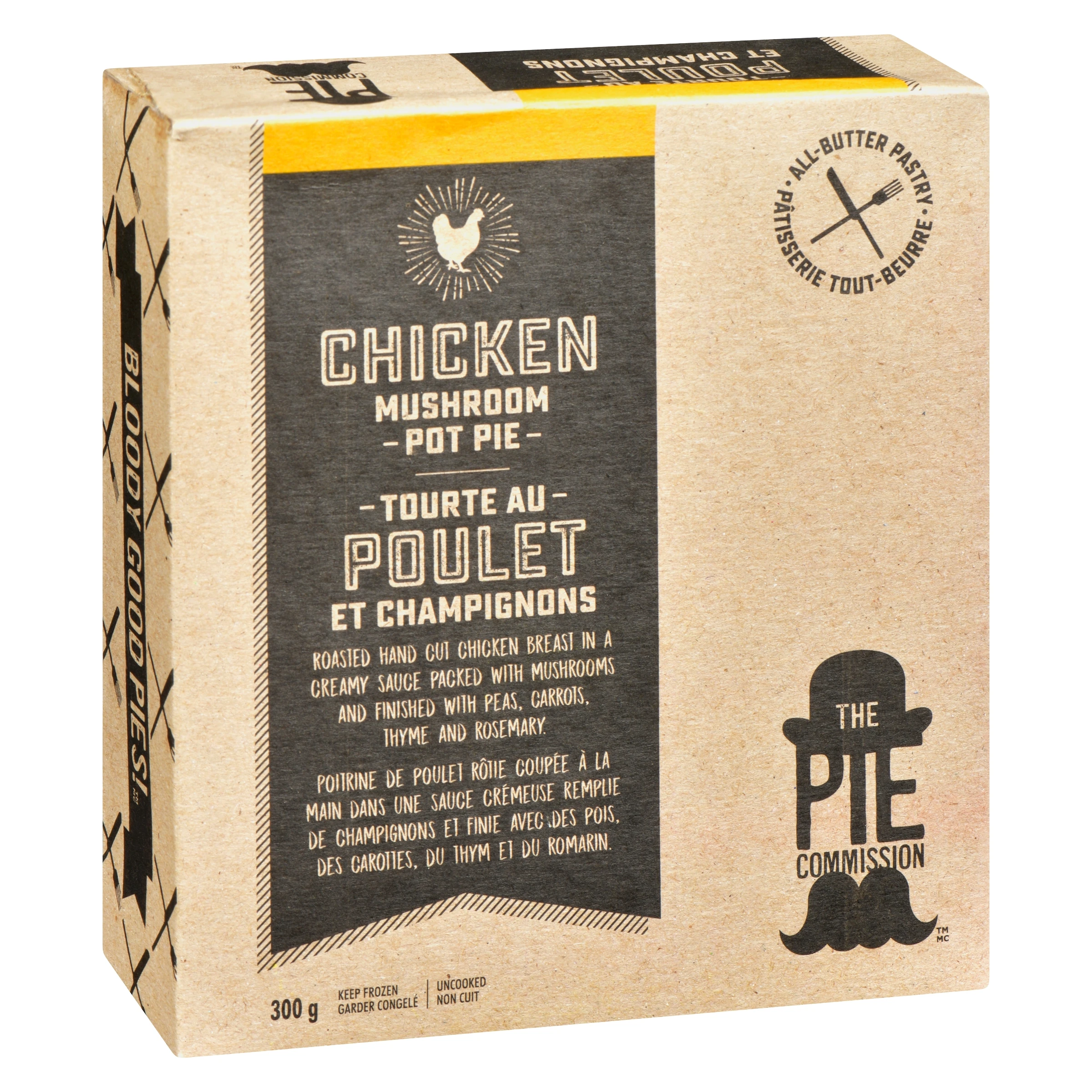 Chicken Mushroom Pot Pie PACKAGED