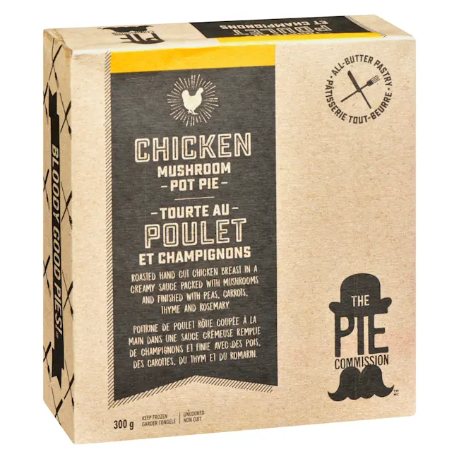 Chicken Mushroom Pot Pie PACKAGED