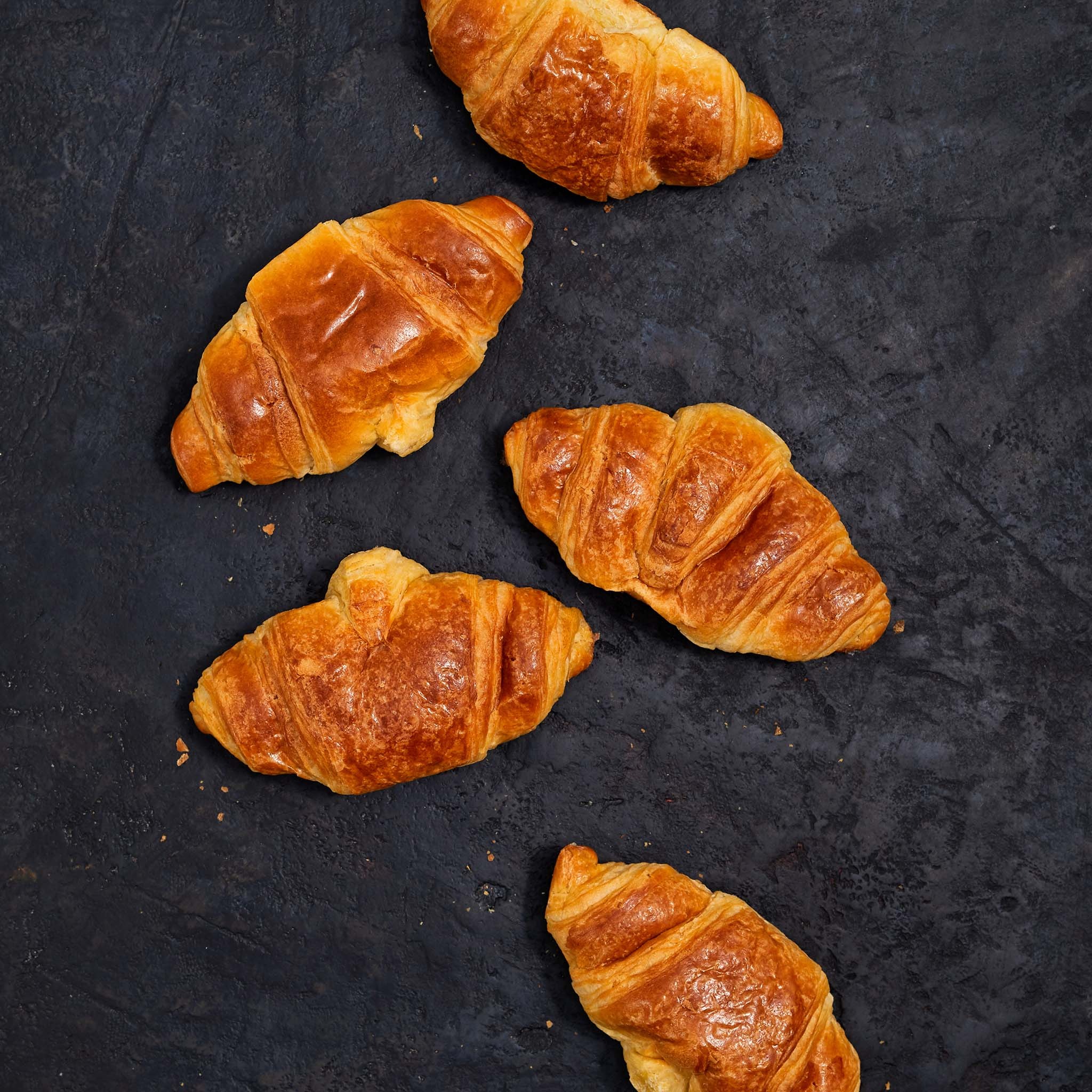 7026 WF Raw French Brioche Croissants - Brioche Pasquier Breads, Appetizers & Desserts