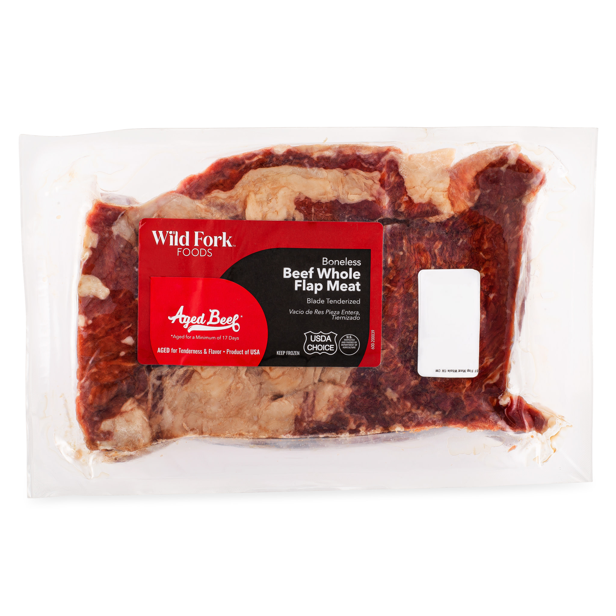 1162 WF PACKAGED USDA Choice Whole Flap Meat Beef