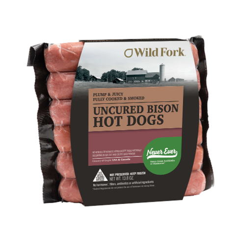 3784 Packaging Bison Hot Dogs