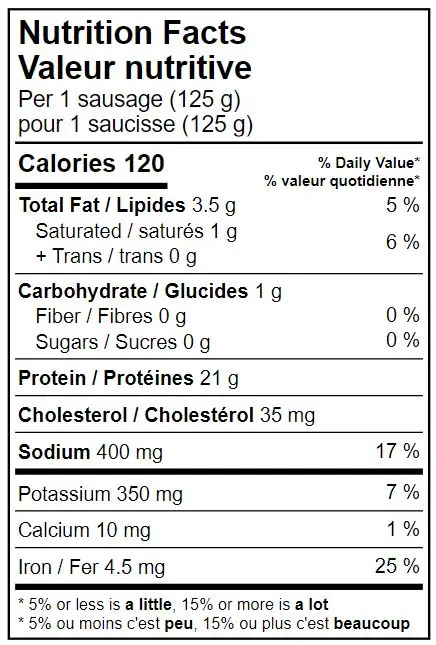 9075 - Elk & Pork Saskatoon Berries Sausage - NFT