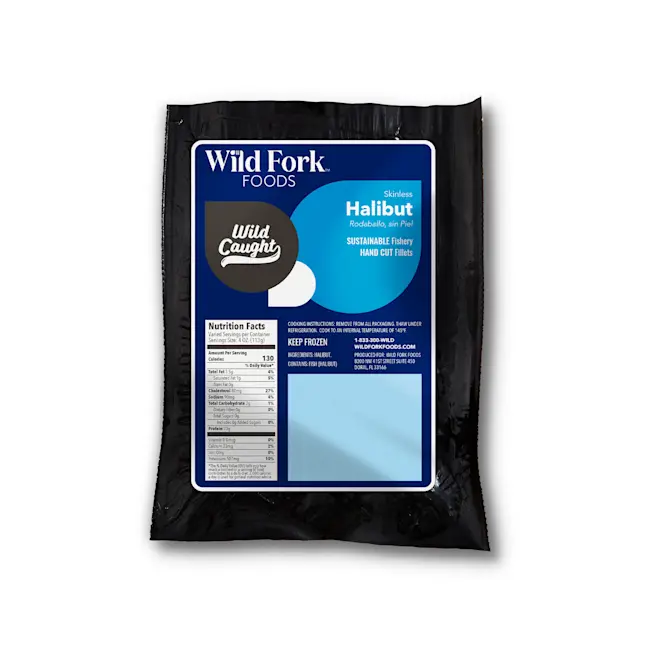 6166 WF PACKAGED Halibut Fillet SEAFOOD