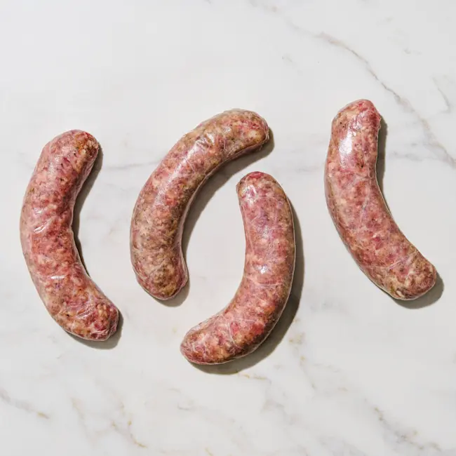 3836 RAW Pork Bratwurst 