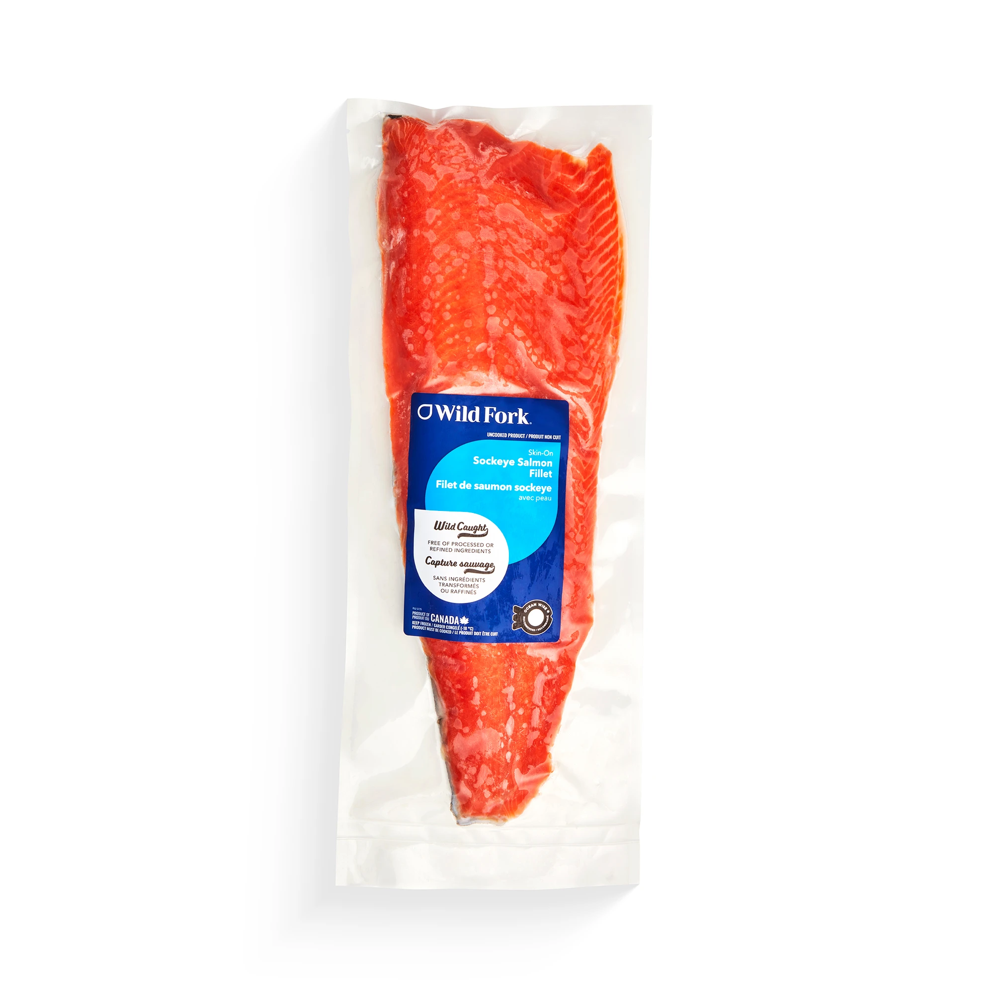 WFC 5235 Seafood Salmon Sockeye Fillet SkinOn PD