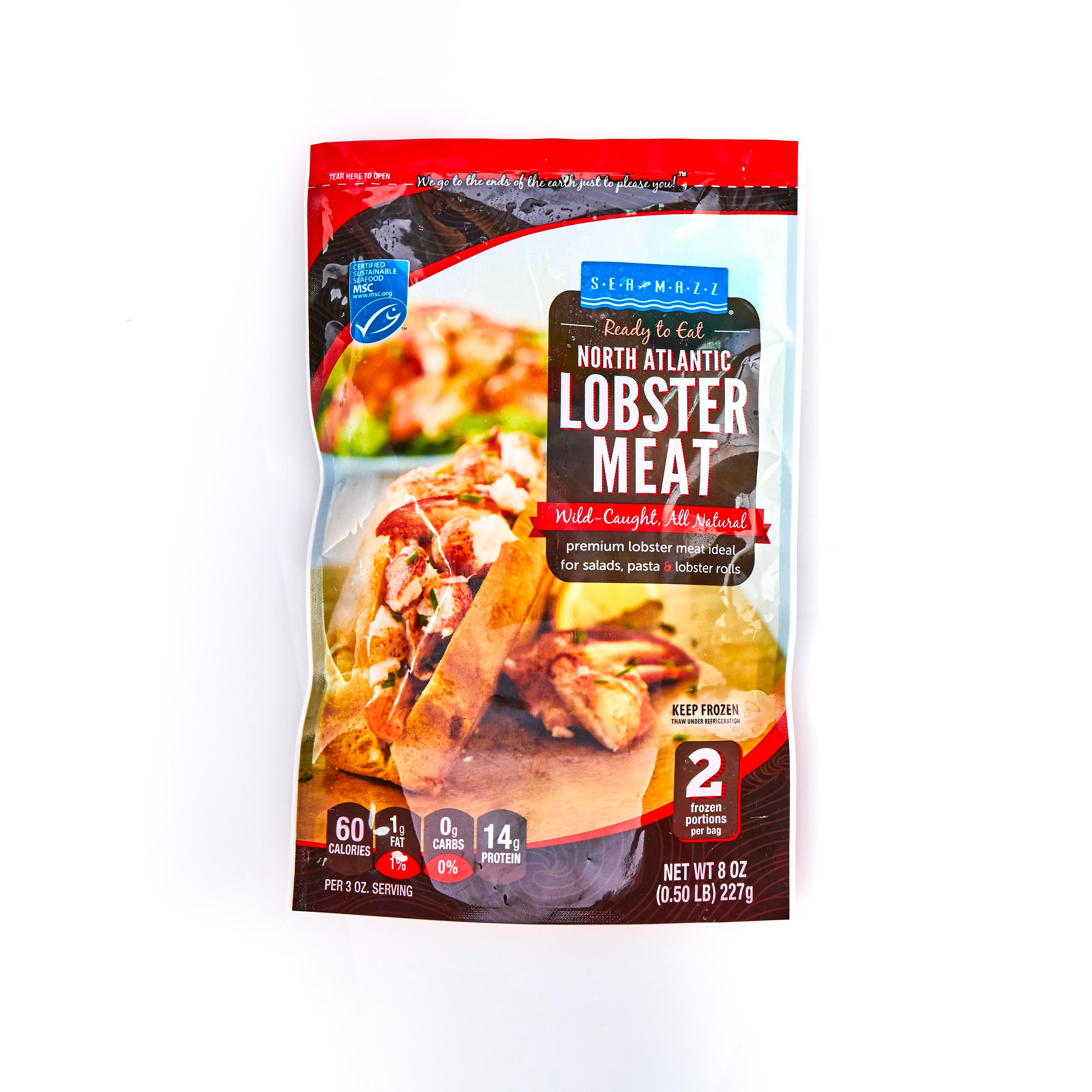6060 WF PACKAGED North Atlantic Lobster Meat Seafood