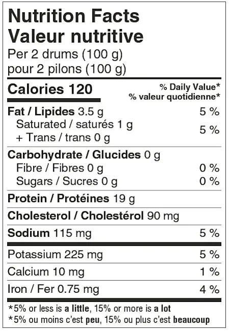 7072 - Chicken Bone In Skin On Drumsticks Organic - NFT