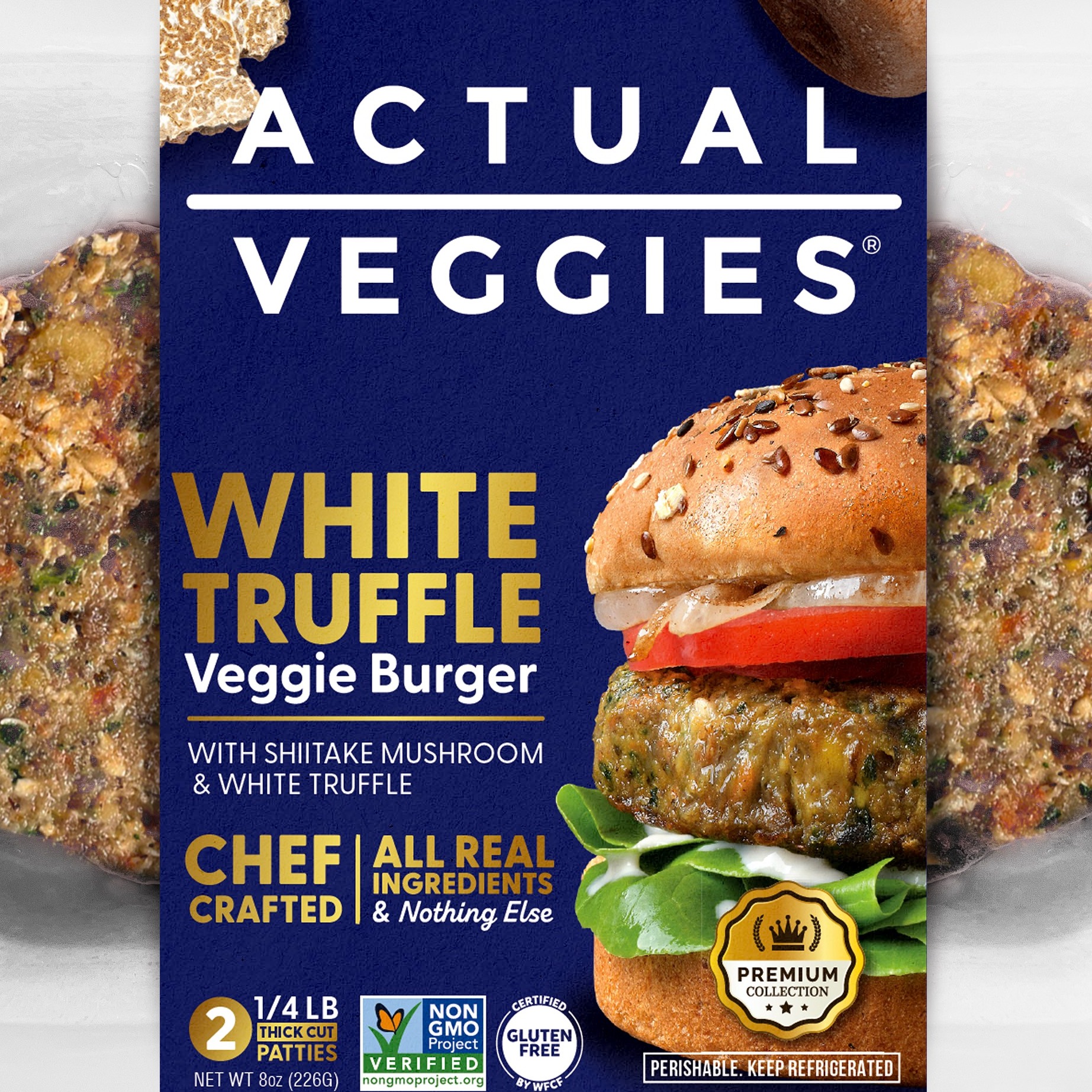 Truffle Burger Actual Veggies