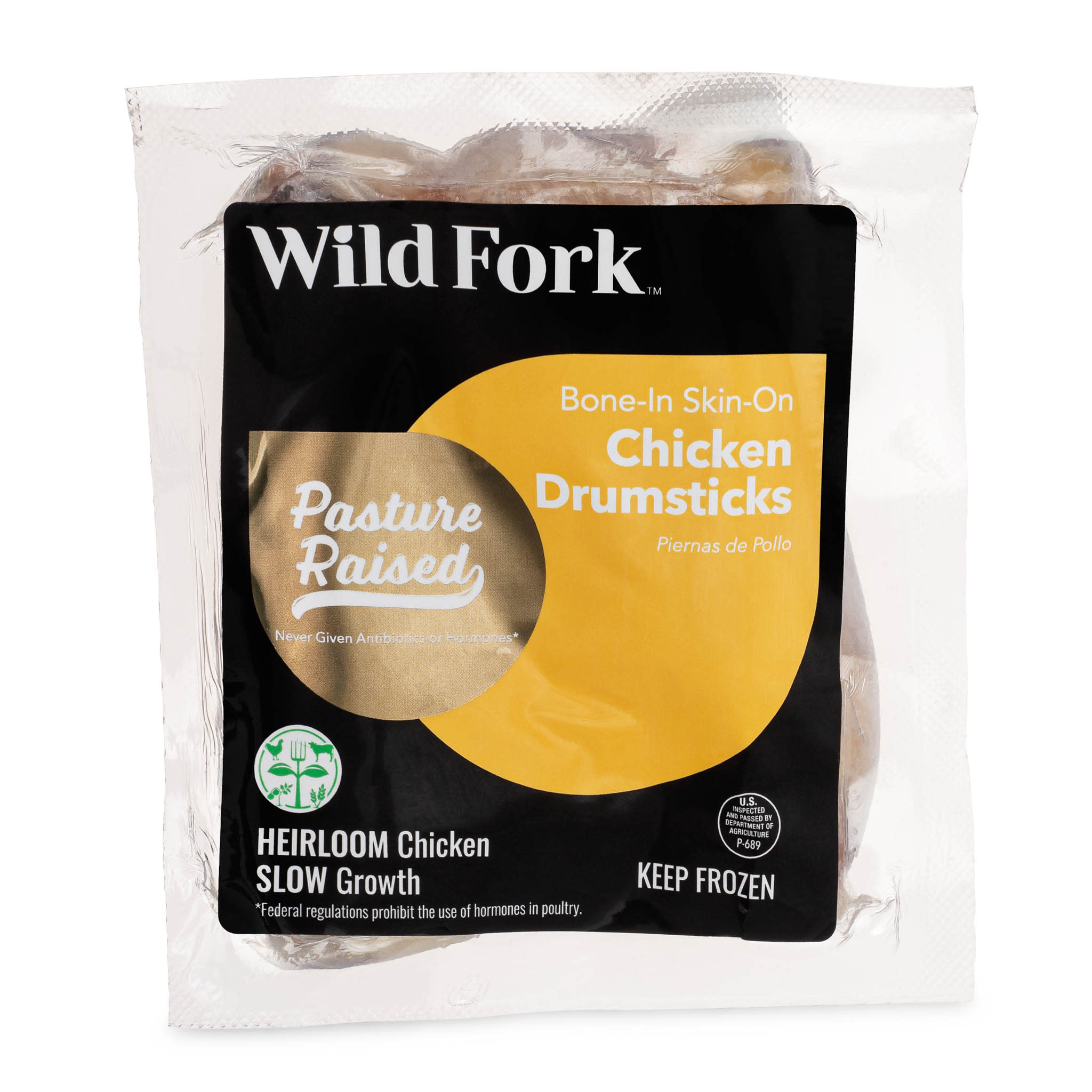 4480 WF PACKAGED CHICKEN DRUMSTICKS PASTURE RAISED POULTRY