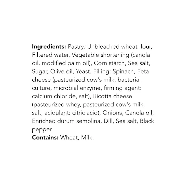 WFC 2036 NB ValueAdd SpinachFetaCheeseMiniRolls Ingredients
