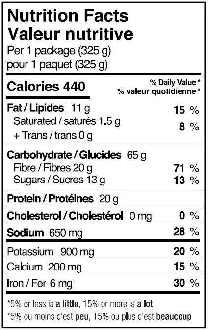 2563 - Sweet N Spicy Chickpea Meal - NFT