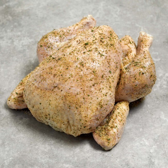 4512 WF Raw Rosemary Garlic Whole Chicken Poultry