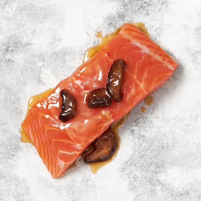 6125 WF Raw Skinless Salmon Teriyaki (Cook-In-Bag) Seafood