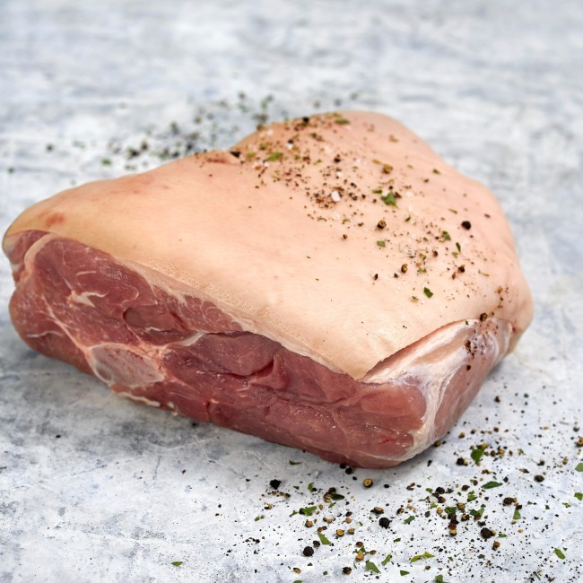 3502 WF Raw Bone-In Pork Shoulder Picnic Roast Pork