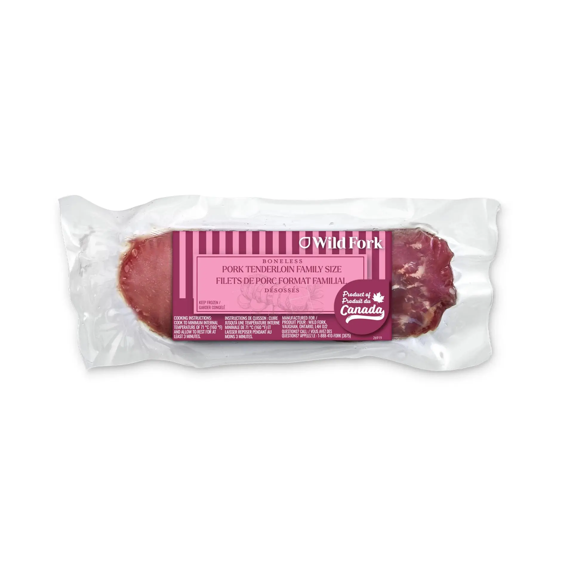 26919 packaging Pork Tenderloin - 2 Pieces