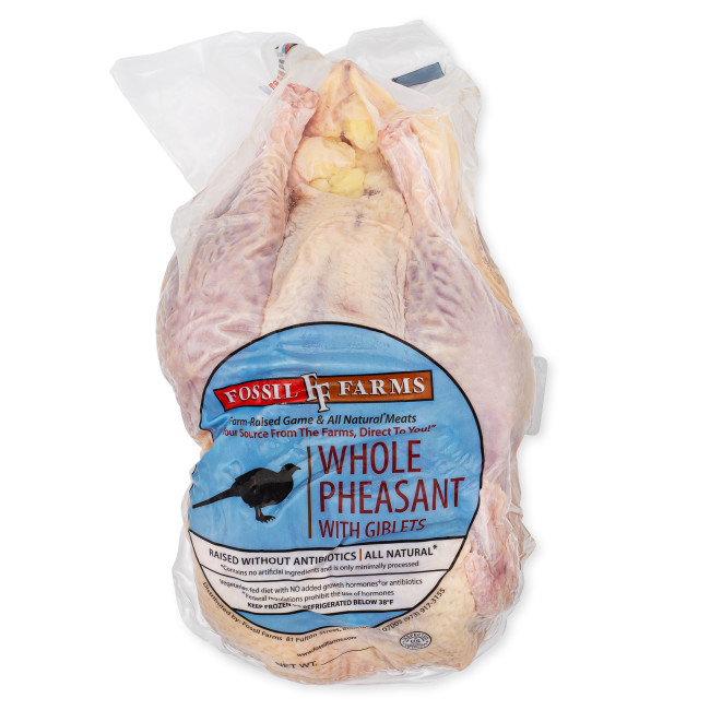 4151 WF PACKAGED Whole Pheasant Specialty Meats