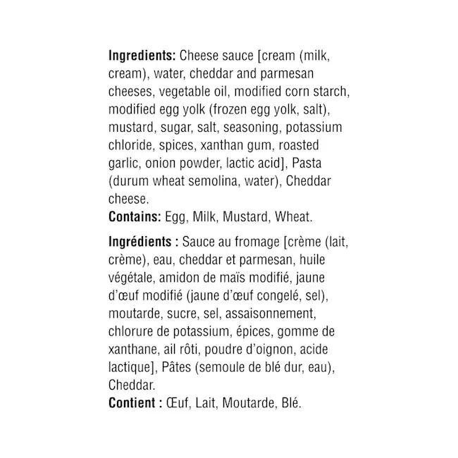 WFC 2526 ValueAdd MacaroniCheese Ingredients