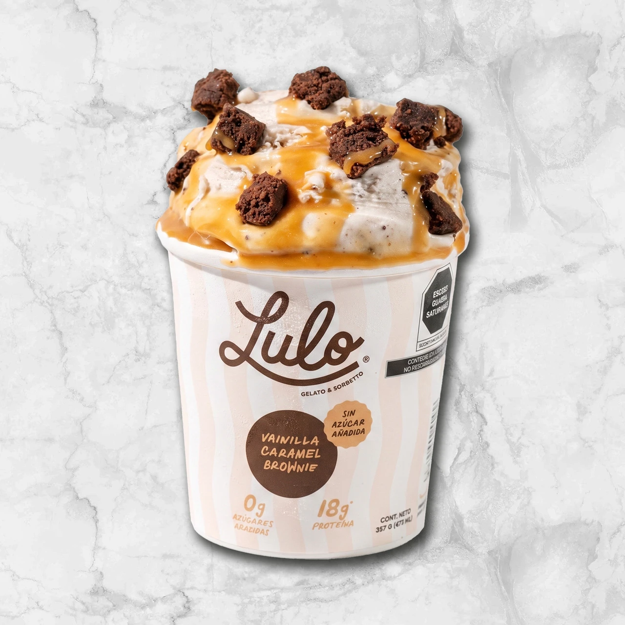 82437 WFMex Packaged GELATO VAINILLA CARAMEL BROWNIE SAZÚCAR Postres