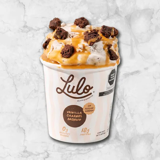 82437 WFMex Packaged GELATO VAINILLA CARAMEL BROWNIE SAZÚCAR Postres