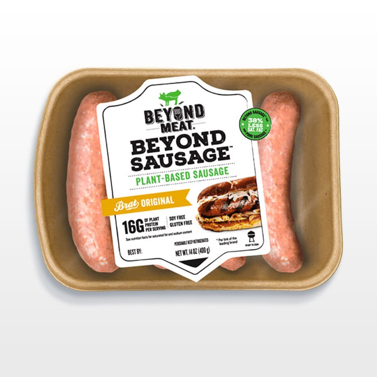 3750 WF PACKAGED Brat Original Sausage - Beyond Meat Plant Based