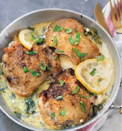 Garlic Parmesan Chicken Thighs