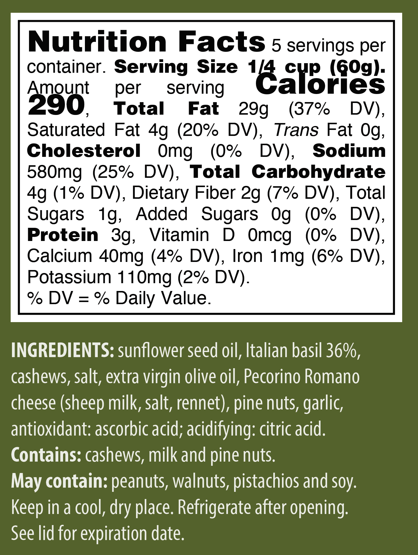 9922 NFT Flora Pesto Genovese