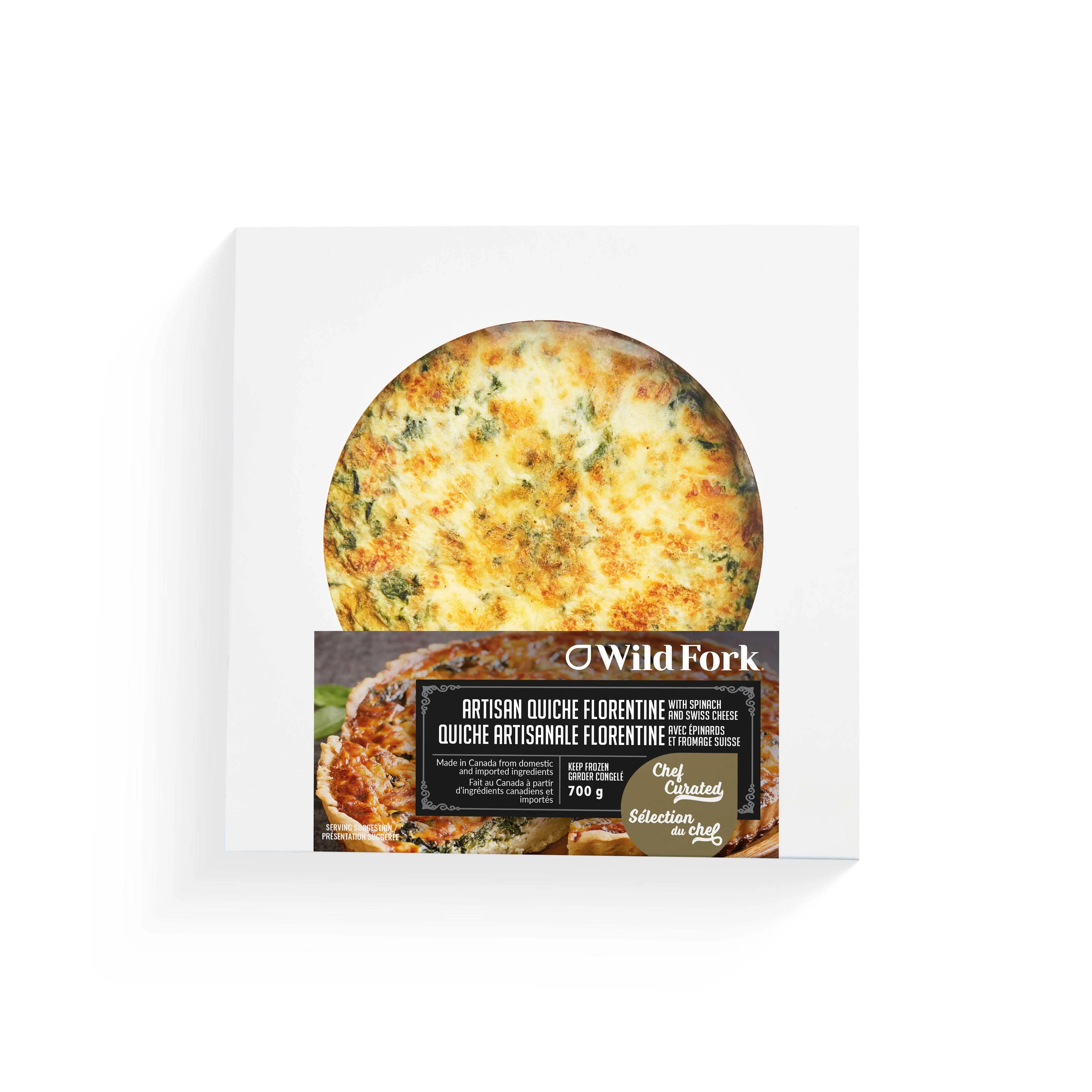 WFC 2560 ValueAdded Quiche Florentine 8in PD