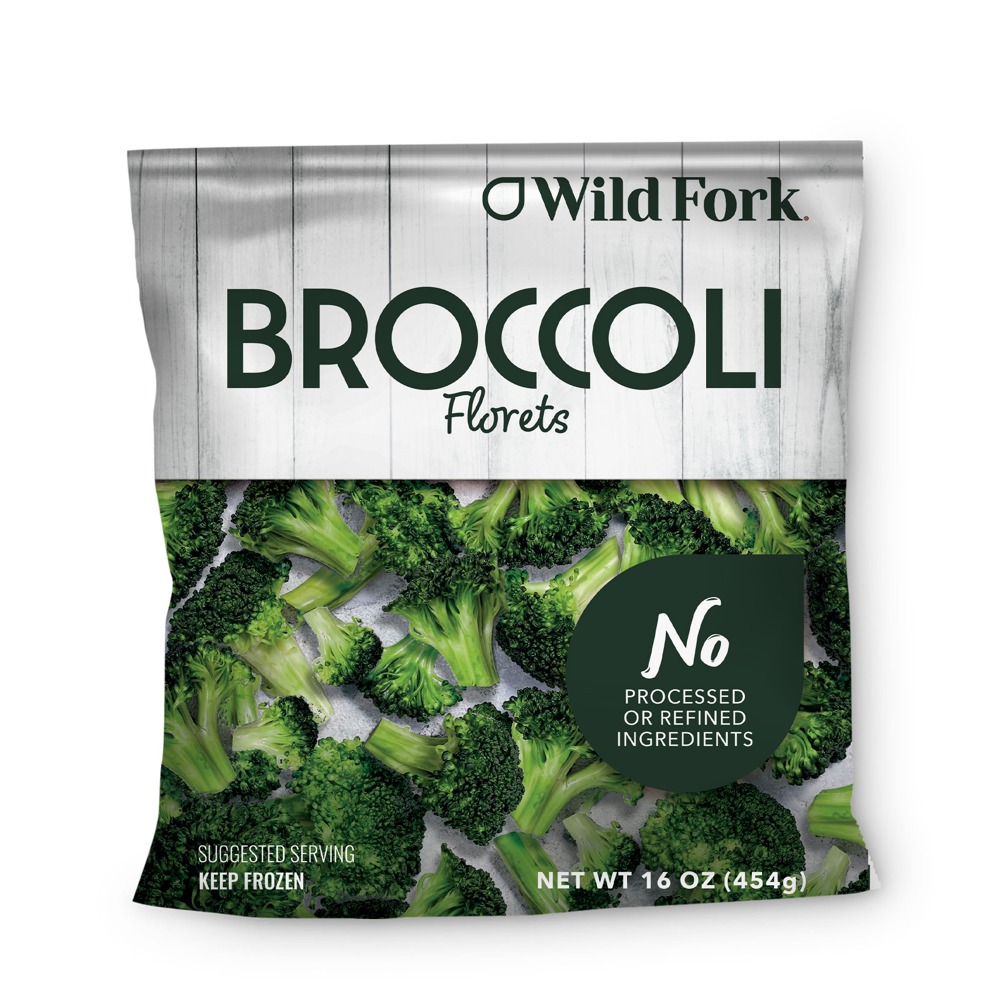 Broccoli Florets 16oz IQF | Wild Fork Foods