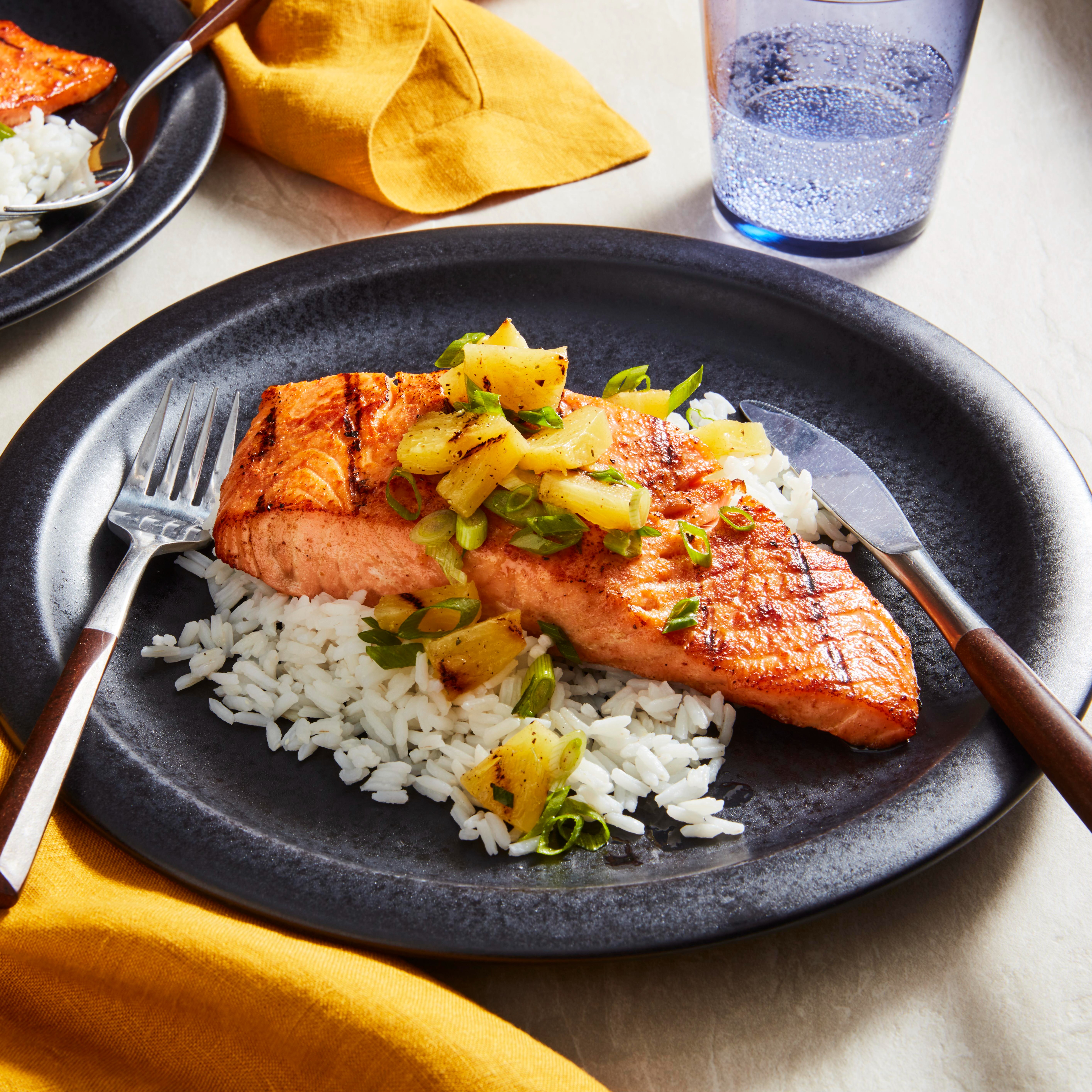 Hawaiian BBQ Rubbed SL/BL Sal. Portions | Wild Fork Foods