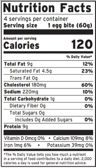 8193 NFT Sausage & Cheddar Egg Bites  - Three Little Pigs