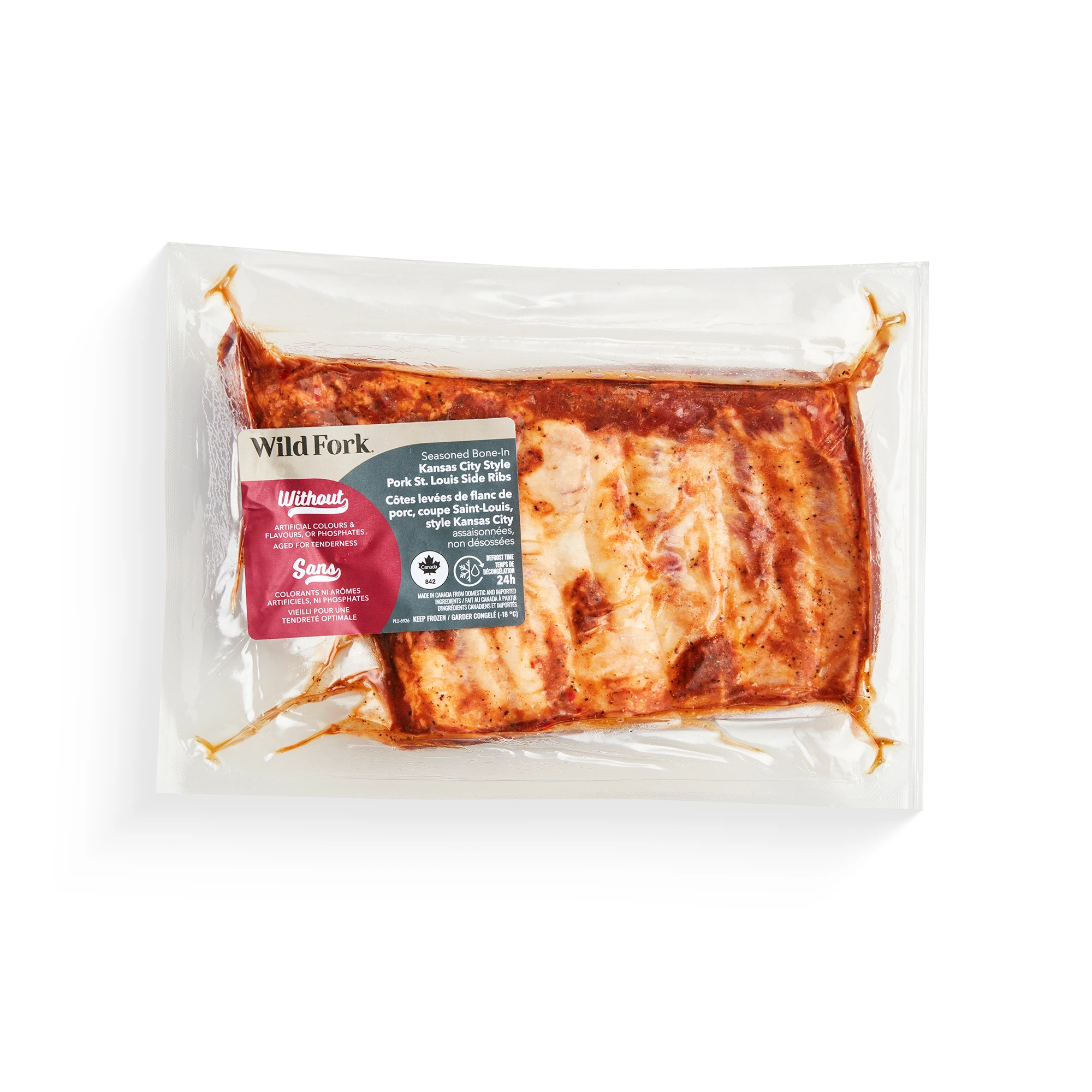 WFC 6926 Pork StLouisSideRibs KansasCityStyle PD