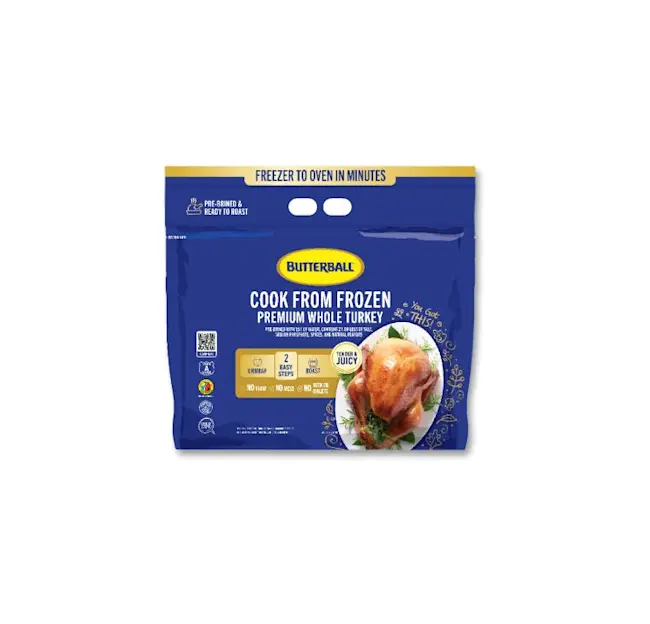 4493 artwork Butterball Cook from Frozen Turkey