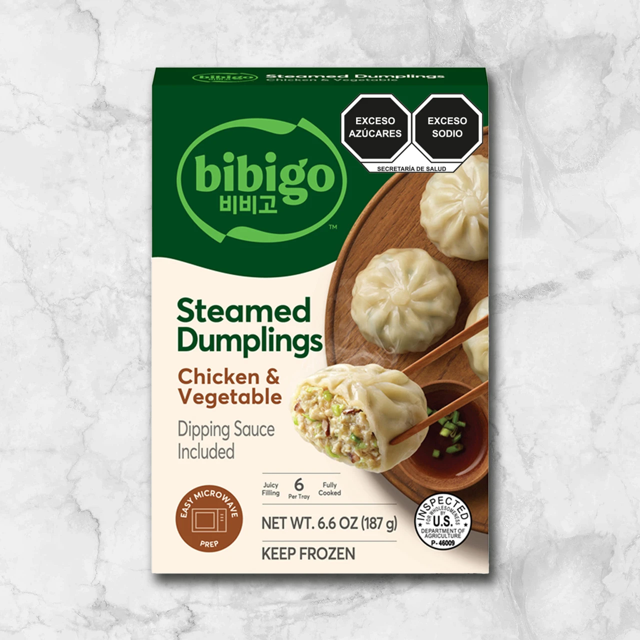 82328 WFMex Packlaged DUMPLINGS DE POLLO Y VEGETALES 187g Platillos Listos