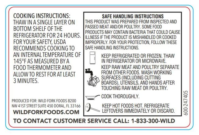Safe Handling Instructions