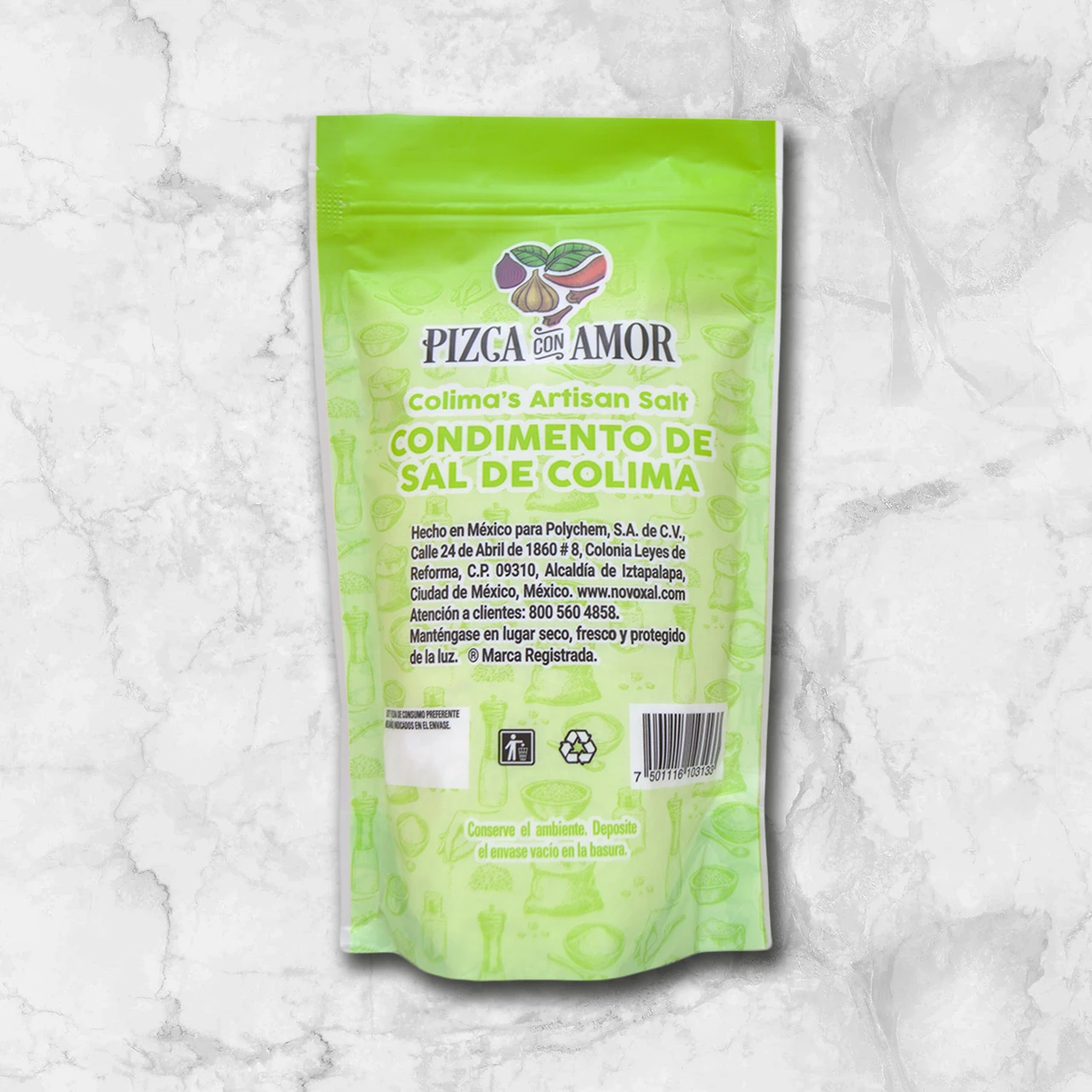 82333 WFMex PackagedBack SAL DE COLIMA 400G Secos