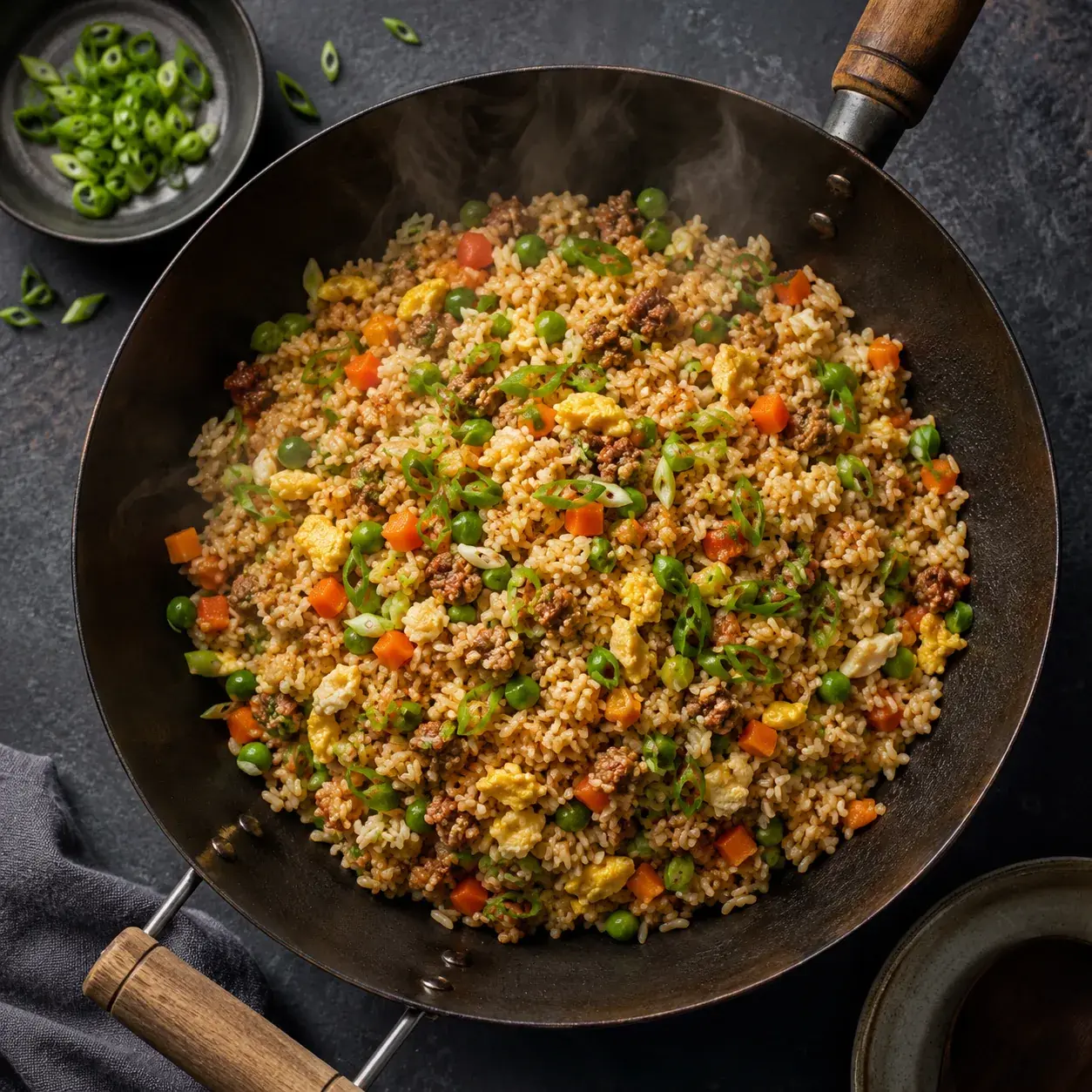 Ground Pork Fried Rice