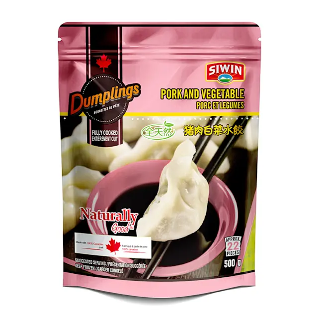 WFC 2040 ValueAdd Dumplings PorkVegetable Product