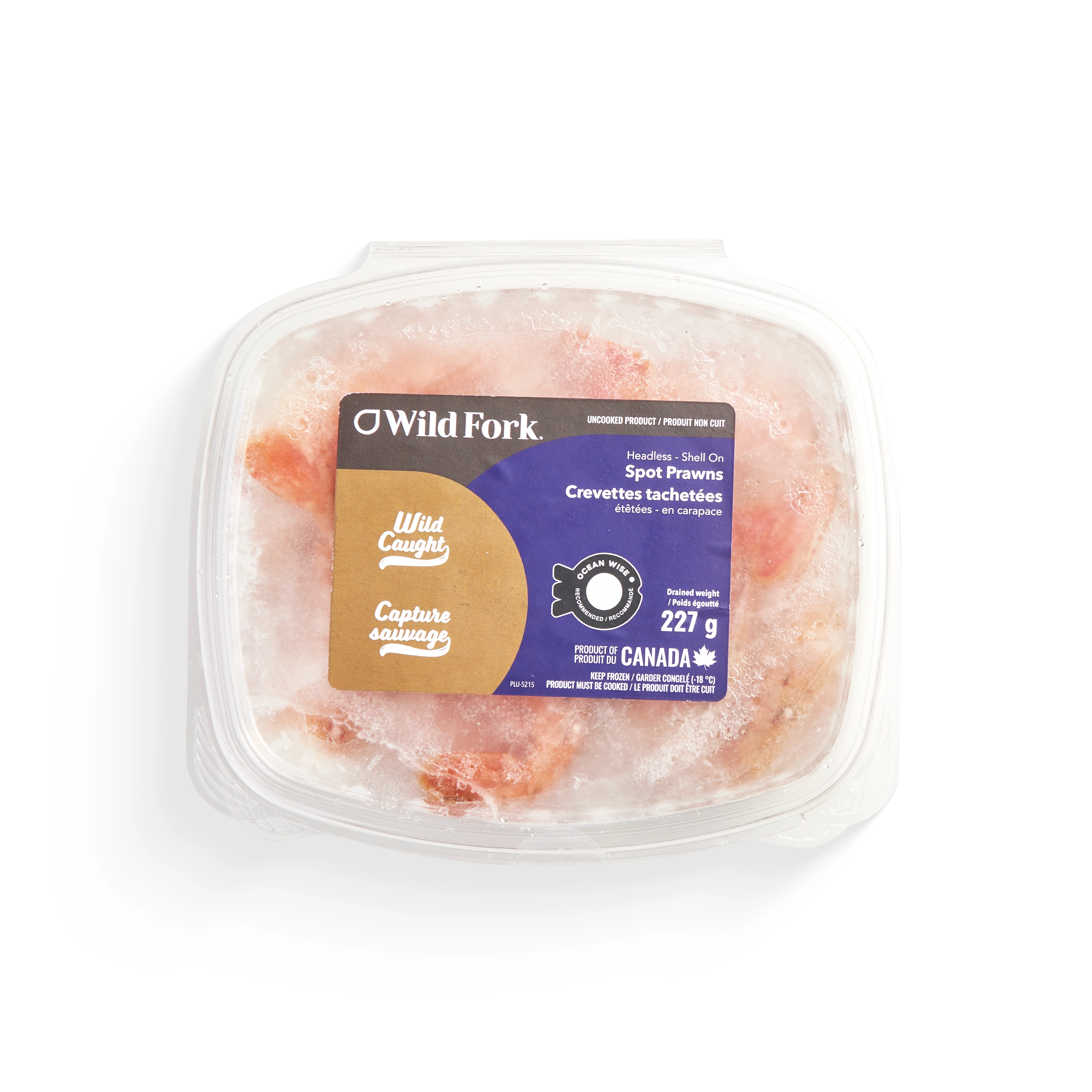 WFC 5215 Seafood Spot Prawns ShellOn Headless PD