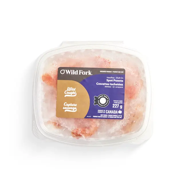 WFC 5215 Seafood Spot Prawns ShellOn Headless PD