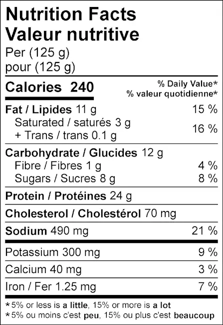 7101 - Chicken Boneless Skin On Honey Mustard Breast - NFT