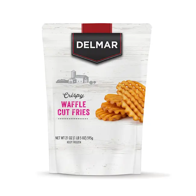8186 RAW Waffle Cut Fries - Delmar