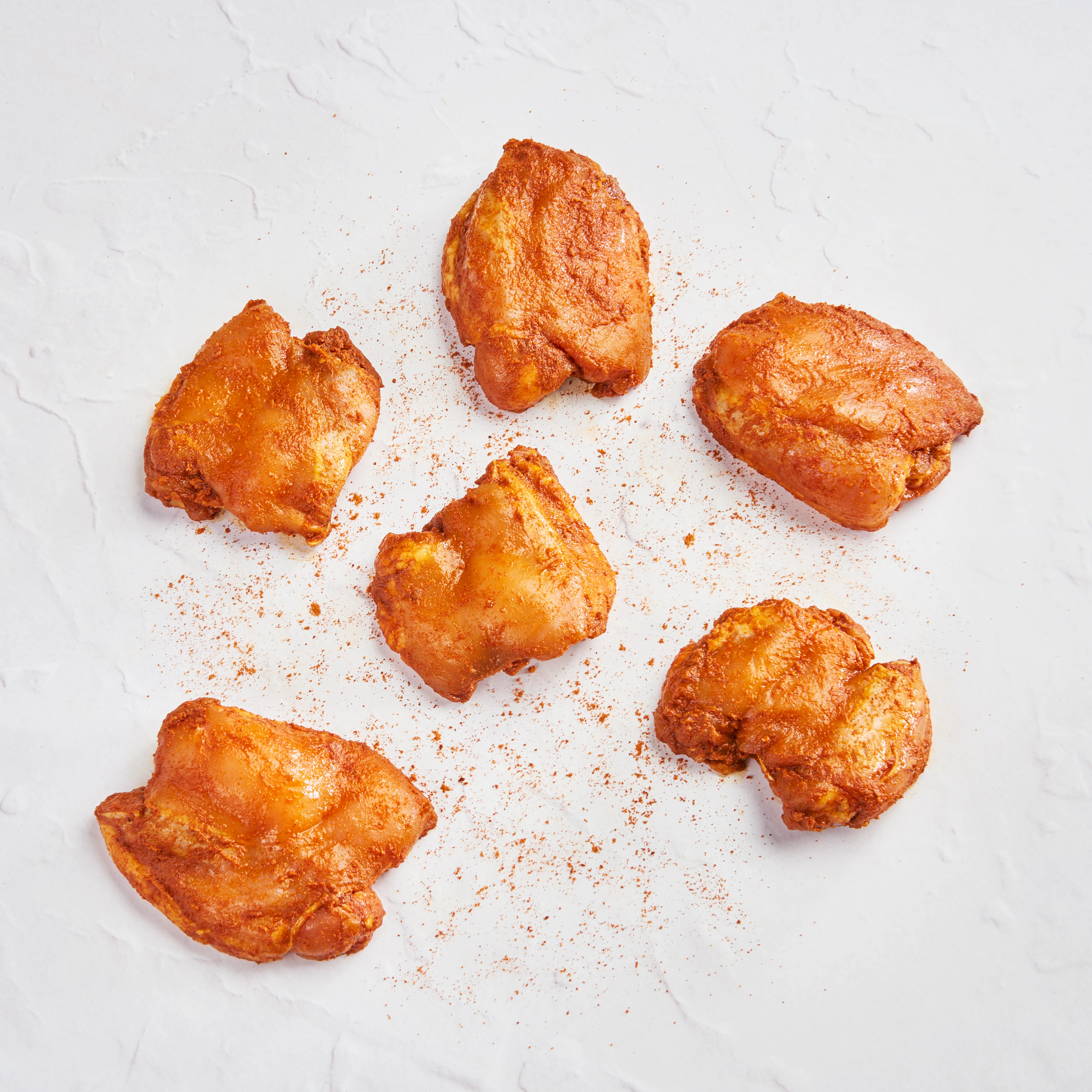 WFC 7017 7086 Chicken Thighs Tikka Raw 1x1