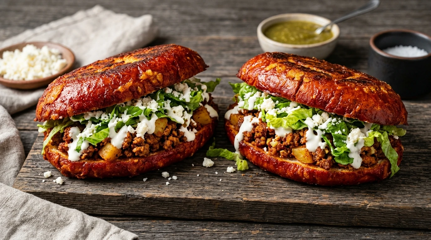 Pambazos de Chorizo y Papa: Receta Tradicional Fácil